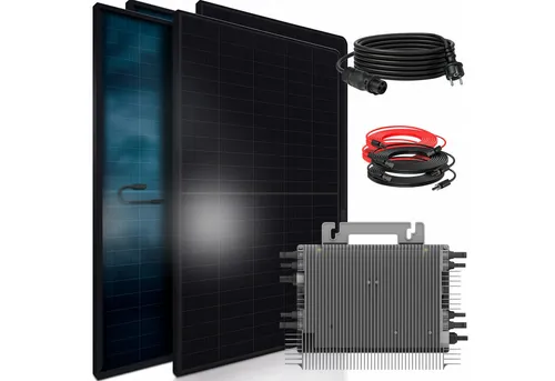 SUNNIVA Balkonkraftwerk FULL BLACK BIFACIAL 2392W