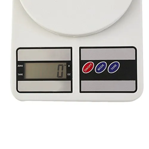 TEMPO DI SALDI Elektronische Küchenwaage LCD Taste Tara-Haus wiegt von 1 g bis 7 kg