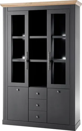 Home affaire Buffet Westminster - Romantischer Landhausstil - Buffetschränke im romantischen Landhausstil, FSC®-zertifiziertes Holz und stilvolle Metallgriffe für einen besonderen Charme.