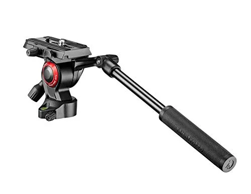 Manfrotto MVH400AH Befree Live Fluid Kopf schwarz - Kompakter Video-Fluid-Kopf für flüssige Bewegungen und schnelles Set-Up, ideal für die Befree Familie