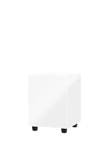 Pro-Ject Sub Box 50 E, kompakter aktiver Subwoofer mit Low und High Level Input, 100W (Weiß)