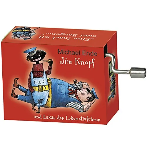 Fridolin 58358 Spieluhr Jim Knopf - Lummerlandlied, rot von Fridolin