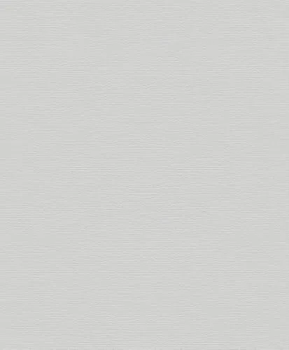 Rasch Vliestapete Leinenstruktur in Hellgrau - Einfabrig - my moments