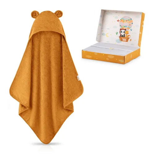 Fuchs & Panda Kapuzenhandtuch Baby in braun von Fuchs & Panda