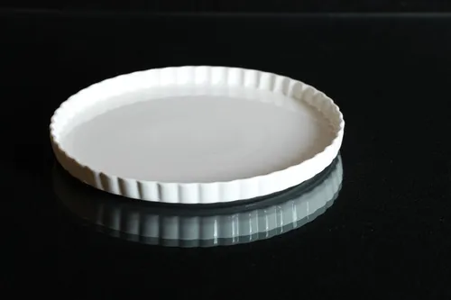 Tortenplatte rund 22,5cm aus Porzellan - Kuchenplatte - Servierplatte NEU