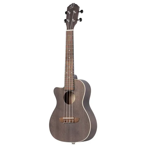 Ortega Guitars Konzert Ukulele Linkshänder – Elektro-Akustisch - Konzert Ukulele für Linkshänder mit klarer Okoumedecke für hellen Sound. Der aktive Preamp mit Stimmgerät ermöglicht einfache Lautstärkeregelung und präzises Stimmen.
