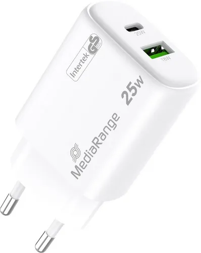 MediaRange 25W 2-Port Ladegerät