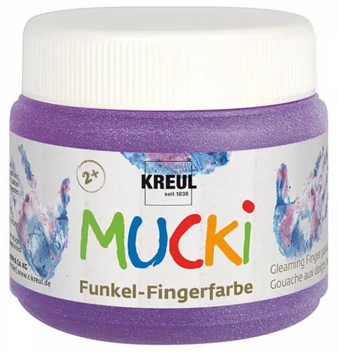 MUCKI FUNKEL-FINGERFARBE ZAUBER-LILA 150 ml FINGER-FARBE 100ml/2,66€