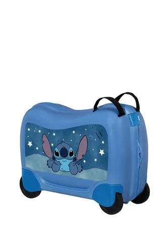 SAMSONITE DREAM2GO DISNEY RIDE-ON SUITCASE DISNEY, STITCH – Kinderreisekoffer - Dieser federleichte 30-Liter-Koffer aus robustem HS Polypropylen ist ideal für kleine Reisende. Die Dream2Go-Kollektion bietet einen spielerischen Spaßfaktor und ist perfekt für aufregende Ausflüge.