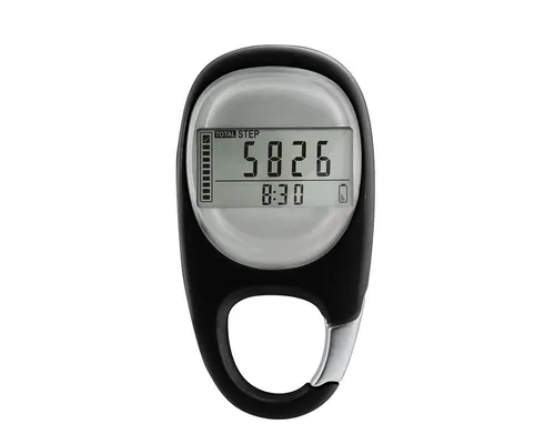 autolock Schrittzähler Schrittzähler Tragbar Digitaler 3D Schrittzähler mit Clip, Großer LCD-Anzeige für Gehen Laufen Sport