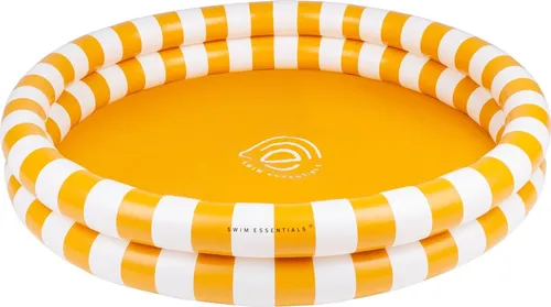 Swim Essentials Swimming Pool 100 cm Gelb Gestreift 100 x 20 cm | Schwimmen
