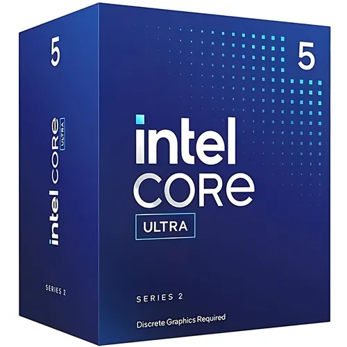 INTEL Core Ultra 5 225F Prozessor - Prozessor mit 6+4 Kernen, 3,3GHz, ideal für Gaming und Multitasking. Unterstützt DDR5-Speicher bis 6400+ MHz und kommt mit Kühler.