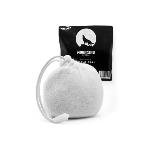 MoonKing Sports Chalk Ball 60 g – optimaler Grip & wiederbefüllbar - Gym Chalk, Climbing Chalk, Chalk Bouldern, Chalk Klettern - Magnesiaball, Chalk Ball wiederbefüllbar