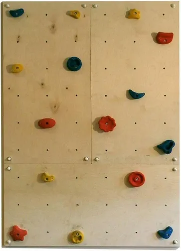 Gartenpirat Kletterwand Indoor mit bunten Klettersteinen (3-St)