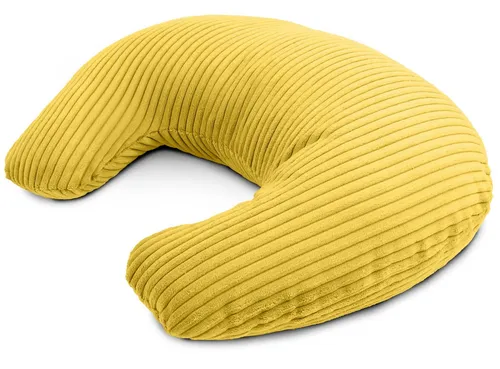 Amilian Stillkissen - Lagerungskissen - Schwangerschaftskissen mit Füllung und Bezug, Stillmond - Stillhörnchen - pregnancy pillow, für Mütter und Babys