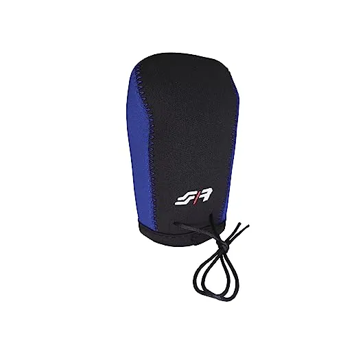 Simoni Racing Schaltknauf Hülle Universal - Schwarz/Blau + Logo