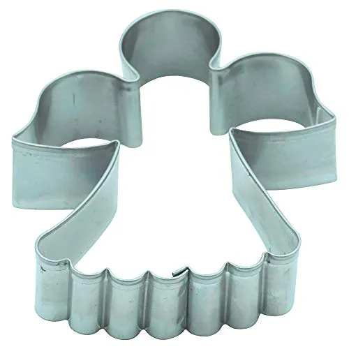 Keksausstecher Engel, Weihnachtsengel 6,5 cm Weißblech r2