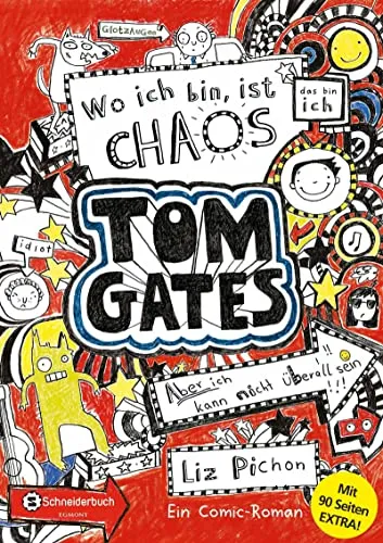 Tom Gates, Band 01: Wo ich bin, ist Chaos in rot von Schneiderbuch