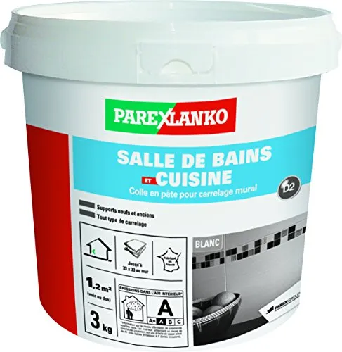 ParexGroup 02551 Fliesenkleber für Bad und Küche 3 kg