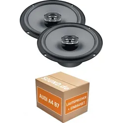 Hertz X 165 Lautsprecher Einbaupaket für Audi A4 B7 Heck