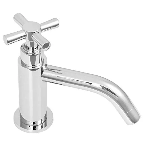 Welfenstein Kaltwasser Armatur KW-21W4 Wasserhahn mit Kreuzgriff für Gäste-WC