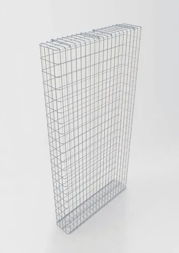 Gabione feuerverzinkt 102x202x22 cm - Fertig geschweißt - Sonstiger Werkstattbedarf: Robuste, feuerverzinkte Gabione für kreative Gartenprojekte, bereits montiert und langlebig durch hohe Zug- und Scherfestigkeit.