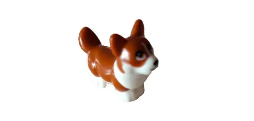 LEGO®  109845  City,Tier,Hund,Corgi dunkelorange/weiss  mit Gesicht lt.Abb Neu 1