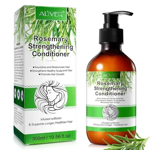 P-Beauty Rosmarin Conditioner 1x300ml sanfte Spülung für geschädigtes & trockenes Haar | Rosmarin Haarspülung für Haarwachstum & Kopfhautpflege | Rosmarin Mint | Haarpflege für alle Haartypen