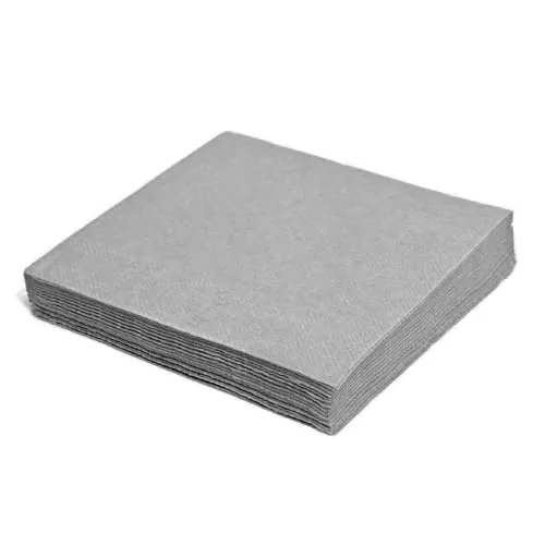 Servietten Restauranttücher Tischservietten PAP 24x24cm 1/4 Falz 2-lagig nach Wahl (Grau) 250