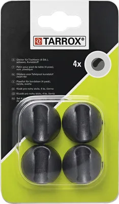 Tarrox Tischbeinfüße SPIDER Glider-Set schwarz 4 Stück