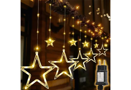 Salcar LED-Lichterkette mit 160 bunten LEDs - Lichterkette für Außen mit 8 Modi, Timer und Memory-Funktion – ideal für festliche Dekorationen und stimmungsvolle Beleuchtung