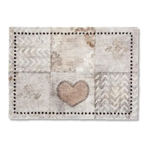Astra Flauschige Sauberlaufmatte - Pure & Soft 50 x 70 cm - Fußmatte aus 100% recycelbarem Material, mit rutschfester Unterseite und schadstoffgeprüft. Ideal für Eingangsbereiche, pflegeleicht und strapazierfähig.