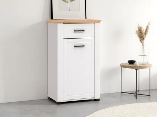 Home affaire Schuhschrank Valencia - Schuhschrank im Landhausstil, bietet viel Stauraum mit Einlegeböden und Schublade für Accessoires, aus FSC®-zertifiziertem Material, pflegeleicht und stilvoll.