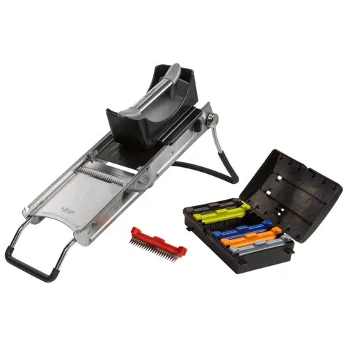 de Buyer Mandoline Ultra Revolution Master (2012.41) - Hochwertige Küchenreibe für präzise Schnitte, ideal für kreative Kochideen und gesundes Essen