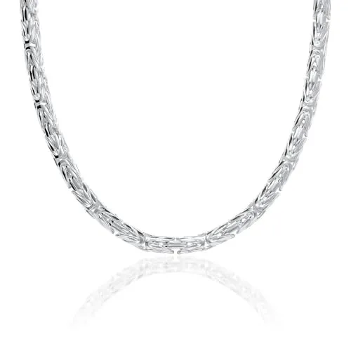 925er Sterlingsilber Königskette für Herren 5mm JEWLIX -55cm