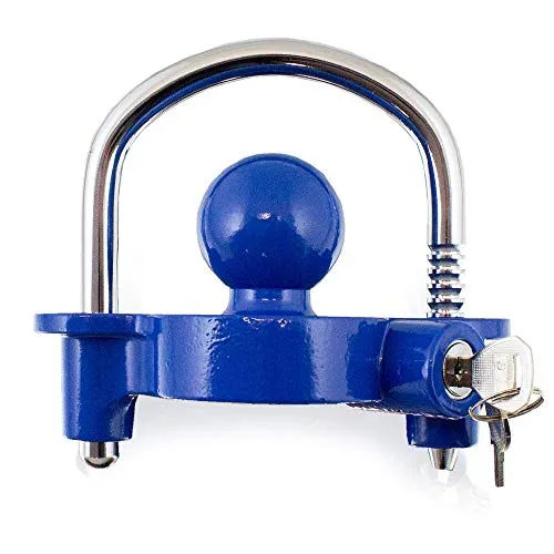 BITUXX® Anhängerschloss Sicherung Diebstahlsicherung Deichselschloss Diebstahlschutz