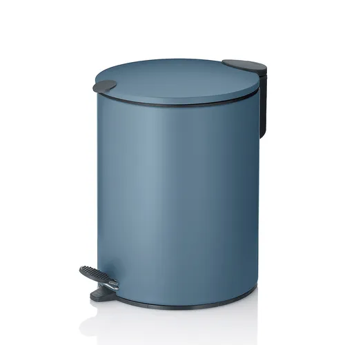 KELA Kosmetikeimer Treteimer Abfallsammler MATS 3 Liter rauchblau