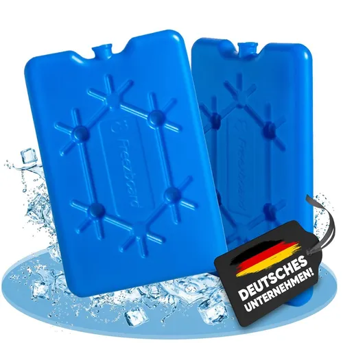 Nemt 200 ml Flacher Kühlakku Kühlelemente für Kühltasche oder Kühlbox 2 x