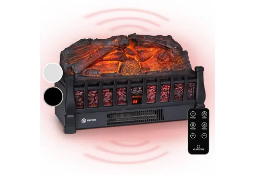 Klarstein Elektrokamin Kamini FXL 2G, elektrischer Kamin mit Heizfunktion Heizlüfter elektrischer Kaminofen