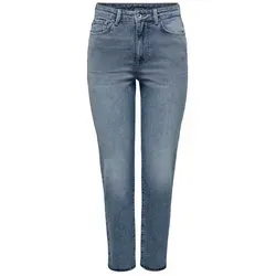 ONLY 7/8-Jeans Plain blau 29 - Hochwertige Jeans in 7/8-Länge mit High Waist Schnitt, ideal für einen lässigen Look. Perfekt für jeden Anlass und bequem durch den hohen Baumwollanteil.