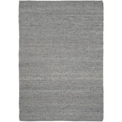 OCI DIE TEPPICHMARKE Teppich FAVORIT, handgewebt, grau - Teppiche, rechteckig und hochwertig verarbeitet, ideal für jeden Raum, aus 50% Wolle und 45% Viskose für eine elegante Optik.