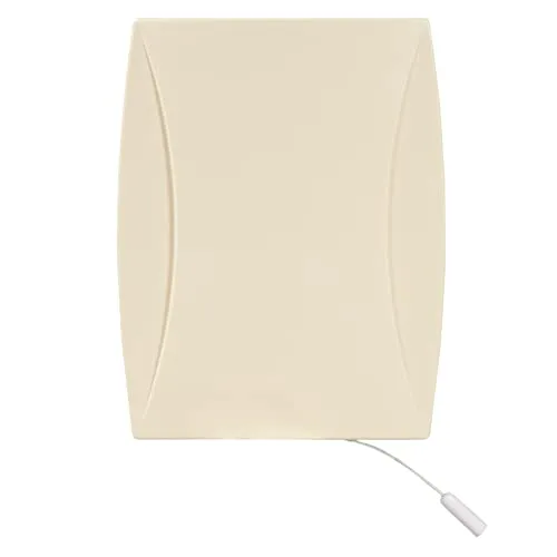 SUNDI Türgong Türklingel Gong Klingel Haustürklingel Verdrahtet Zweiklang Doppelklang 8V Bim Bam Beige Mit Schalter Ausschalter GNT-921/N
