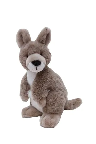 Wild Republic Ecokins Mini Känguru - 20 cm Plüschtier aus 100% recycelten Materialien, fördert Naturschutzbewusstsein bei Kindern