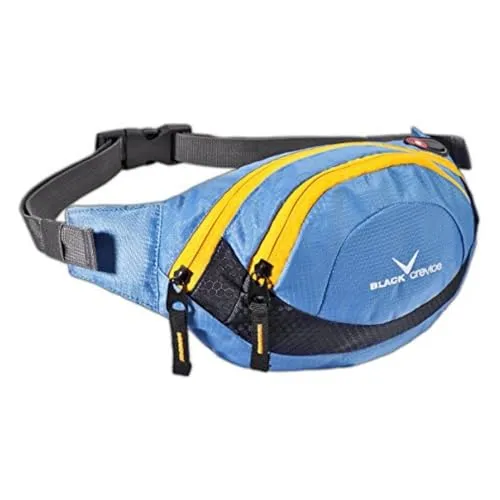 Black Crevice Sport Bauchtasche, Wandern, Trekking, Outdoor; BCR241003; blau