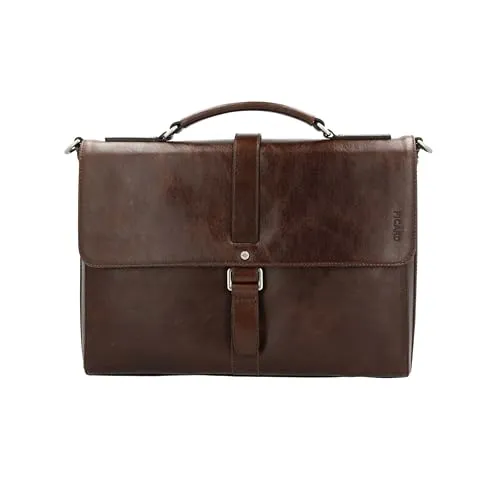 Picard Unisex Herren Aktentasche BUDDY aus Wasserbüffelleder - Aktentasche aus hochwertigem Wasserbüffelleder mit klassischem Design und viel Platz für wichtige Unterlagen. Ideal für das Büro, handgemacht mit Liebe. Maße: 29x38x8cm.