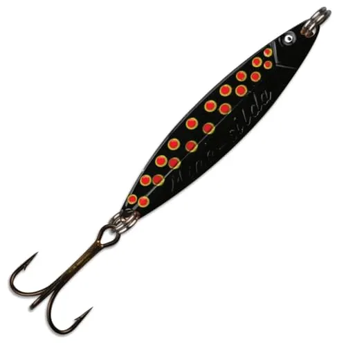 Blue Fox Moresilda 6cm 10g Trout Series Spoon - Meerforellenblinker, Farbe:Black Yellow Red