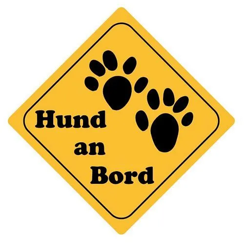 Produktbild Autoaufkleber Sticker Achtung Hund an Bord Aufkleber