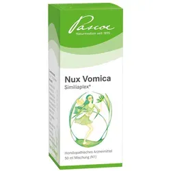 Nux Vomica Similiaplex Tropfen - Arzneimittel zur Unterstützung des Wohlbefindens, enthält eine Kombination aus 9 homöopathischen Wirkstoffen für ganzheitliche Gesundheit. Ideal zur Anwendung in der Apotheke.