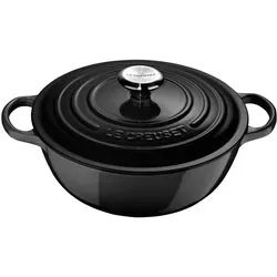 Le Creuset Signature La Marmite Ø 26 cm in schwarz von Le Creuset