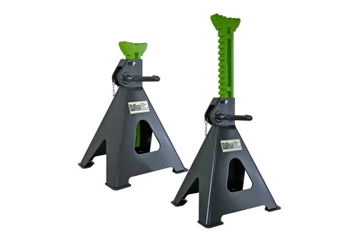 TRUTZHOLM Sägebock Unterstellbock 2 Stück, 12 Tonnen Traglast - Sägeböcke, 10-fach höhenverstellbar und robust, ideal für Werkstätten und Hobbyschrauber. Tragen bis zu 12 Tonnen pro Stück und bieten Sicherheit durch große Standfüße.